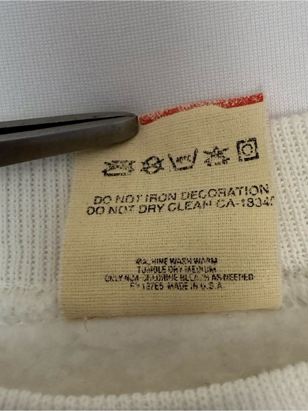 Vintage 80s Fruit of the Loom US Postal Graphic 1988 White Pheasant Stamp Crew - Picture 3 of 10